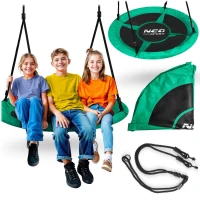 Neo-Sport 1052 Hojdačka Stork's Nest Swing 110 cm, zelená