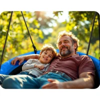 Neo-Sport 1080 Houpačka čapí hnízdo Swingo 100 cm, modrá