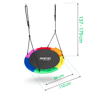 Neo-Sport 1050 Houpací hnízdo Swingo XXL 110 cm, barevné