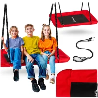 Neo-Sport NS-105 Houpačka hnízdo obdélníková Swingo 110 x 70 cm, červená