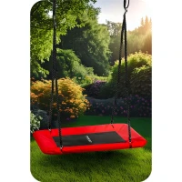 Neo-Sport NS-105 Houpačka hnízdo obdélníková Swingo 110 x 70 cm, červená