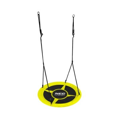 Neo-Sport 1083 Hojdačka Stork's Nest Swing 105 cm, žlto-zelená