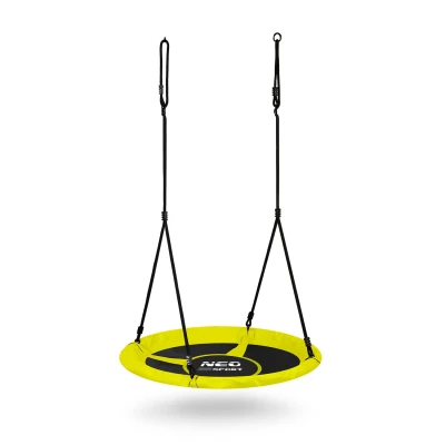 Neo-Sport 1083 Hojdačka Stork's Nest Swing 105 cm, žlto-zelená