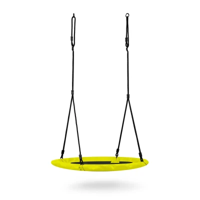 Neo-Sport 1083 Hojdačka Stork's Nest Swing 105 cm, žlto-zelená