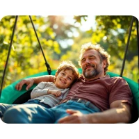 Neo-Sport 1081 Houpačka čapí hnízdo Swingo 100 cm, zelená