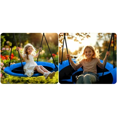 Neo-Sport 1051 Houpačka čapí hnízdo Swingo 110 cm, modrá