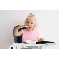 Ricokids 700603 Vysoká stolička Tulo so stolíkom, čierna