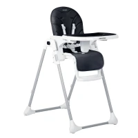 Ricokids 700603 Vysoká stolička Tulo so stolíkom, čierna