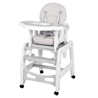 Ricokids 7090 Sinco 5 v 1 vysoká stolička - sivá