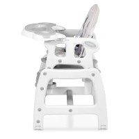 Ricokids 7090 Sinco 5 v 1 vysoká stolička - sivá