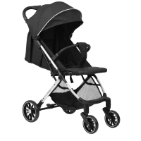 Nukido 716000 Paseo športový kočík, 0-36 mesiacov, 15 kg, čierny