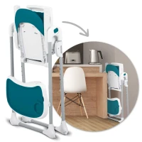 Ricokids 700601 Vysoká stolička Tulo so stolíkom, modrá