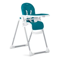 Ricokids 700601 Vysoká stolička Tulo so stolíkom, modrá