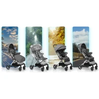 Nukido 716002 Paseo športový kočík, 0–36 mesiacov, 15 kg, tmavošedý