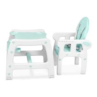 Ricokids 7092 Sinco 5 v 1 vysoká stolička - tyrkysová