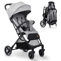 Nukido 716003 Paseo športový kočík, 0-36 mesiacov, 15 kg, svetlo sivý