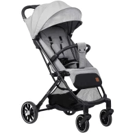 Nukido 716003 Paseo športový kočík, 0-36 mesiacov, 15 kg, svetlo sivý