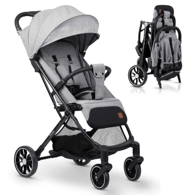Nukido 716003 Paseo športový kočík, 0-36 mesiacov, 15 kg, svetlo sivý