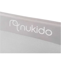 Nukido 722200 Ochranná zábrana na postel 150 × 35 × 42 cm, šedá