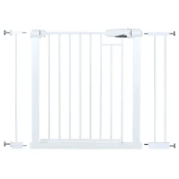 Nukido 718600 Bezpečnostná bránka s magnetickým uzáverom 76-104 cm, biela