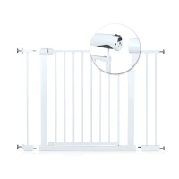 Nukido 718600 Bezpečnostná bránka s magnetickým uzáverom 76-104 cm, biela