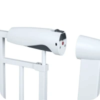 Nukido 718600 Bezpečnostná bránka s magnetickým uzáverom 76-104 cm, biela