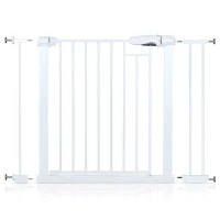 Nukido 718600 Bezpečnostná bránka s magnetickým uzáverom 76-104 cm, biela