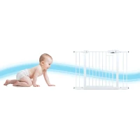 Nukido 718600 Bezpečnostná bránka s magnetickým uzáverom 76-104 cm, biela