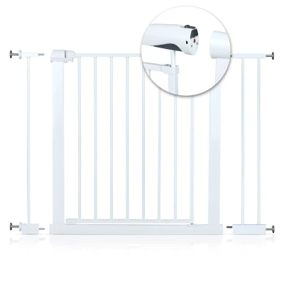 Nukido 718600 Bezpečnostná bránka s magnetickým uzáverom 76-104 cm, biela