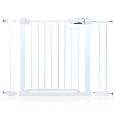 Nukido 718600 Bezpečnostná bránka s magnetickým uzáverom 76-104 cm, biela