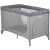 Ricokids RK-240 Cestovná detská postieľka 125 × 65 × 78 cm + matrac a taška, sivá