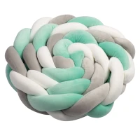 Ricokids 722002 Mantinel do postýlky 2 m, mátově šedý