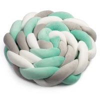 Ricokids 722002 Mantinel do postýlky 2 m, mátově šedý