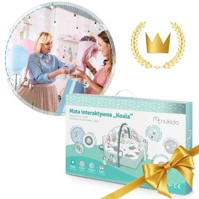 Nukido 730100 Interaktívna vzdelávacia podložka 136 x 136 cm, Koala