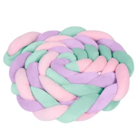 Ricokids 722106 Ochranný mantinel do postýlky 3 m, mátověrůžovofialový