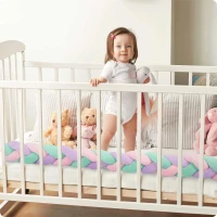 Ricokids 722106 Ochranný mantinel do postýlky 3 m, mátověrůžovofialový
