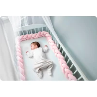 Ricokids 722113 Ochranný mantinel do postieľky 3 m, ružový