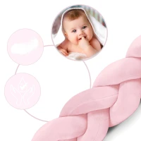 Ricokids 722113 Ochranný mantinel do postieľky 3 m, ružový