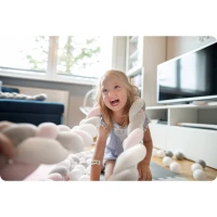 Ricokids 722113 Ochranný mantinel do postieľky 3 m, ružový
