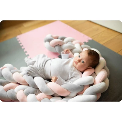 Ricokids 722113 Ochranný mantinel do postieľky 3 m, ružový