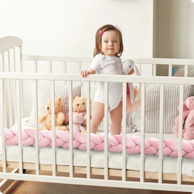 Ricokids 722113 Ochranný mantinel do postieľky 3 m, ružový
