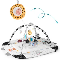 Ricokids 7318 Interaktívna vzdelávacia hracia podložka 110 × 100 cm Boho