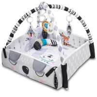 Ricokids 7318 Interaktívna vzdelávacia hracia podložka 110 × 100 cm Boho