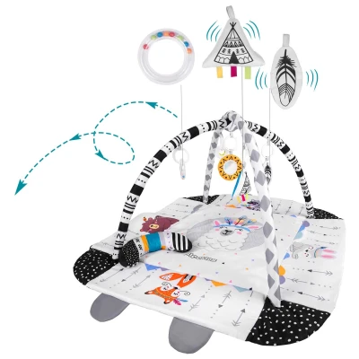 Ricokids 7318 Interaktívna vzdelávacia hracia podložka 110 × 100 cm Boho
