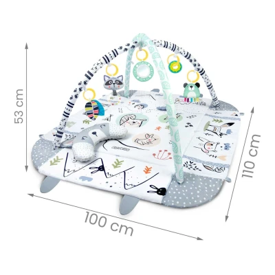 Ricokids 7350 Výuková interaktivní podložka, 110 × 100 cm, králík
