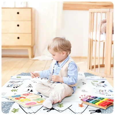 Ricokids 7350 Výuková interaktivní podložka, 110 × 100 cm, králík