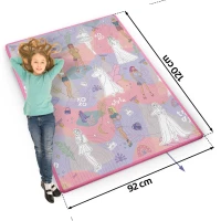 Ricokids RK-344 Pěnová podložka na vybarvování 120×92×0,3 cm + fixy, Fashion