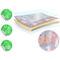 Ricokids RK-344 Pěnová podložka na vybarvování 120×92×0,3 cm + fixy, Fashion