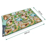 Ricokids RK-343 Penová podložka na maľovanie 200 x 120 x 0,3 cm + fixky, ZOO