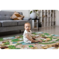 Ricokids RK-343 Penová podložka na maľovanie 200 x 120 x 0,3 cm + fixky, ZOO